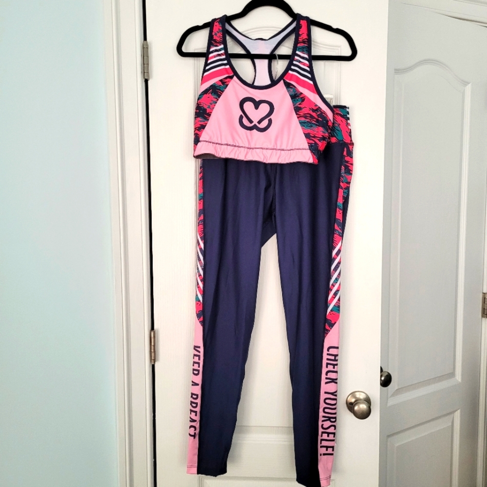 Boathouse sports bra and leggings